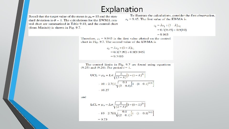 Explanation Explanation