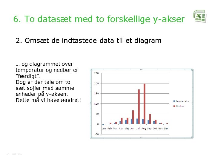 6. To datasæt med to forskellige y-akser 