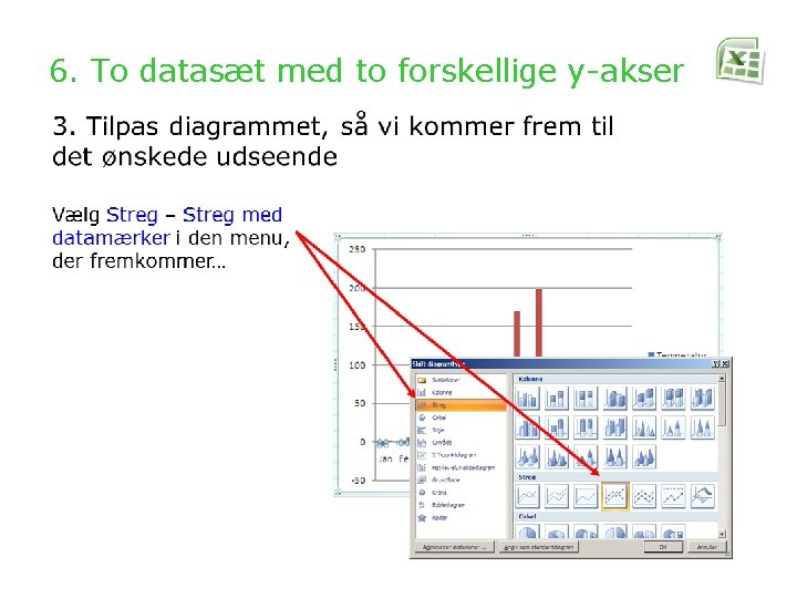 6. To datasæt med to forskellige y-akser 