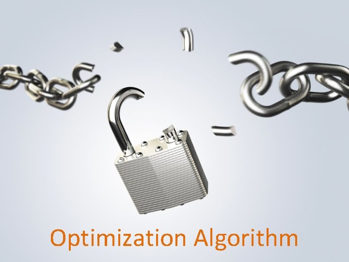 Optimization Algorithm 