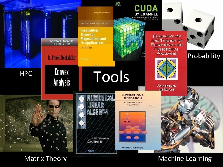 Probability HPC Matrix Theory Tools Machine Learning 