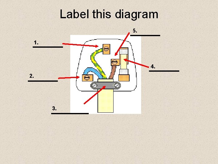 Label this diagram 5. 1. 4. 2. 3. 