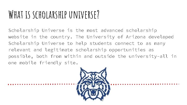 What is scholarship universe? Scholarship Universe is the most advanced scholarship website in the
