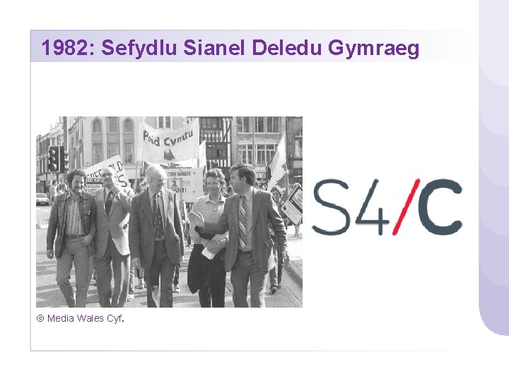1982: Sefydlu Sianel Deledu Gymraeg Media Wales Cyf. 