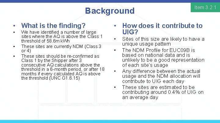 Background • What is the finding? • • • We have identified a number