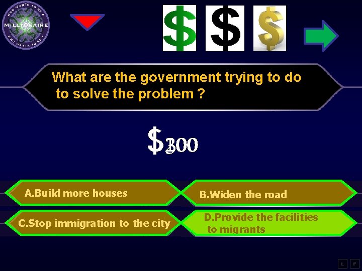What are the government trying to do to solve the problem ? $100 $200
