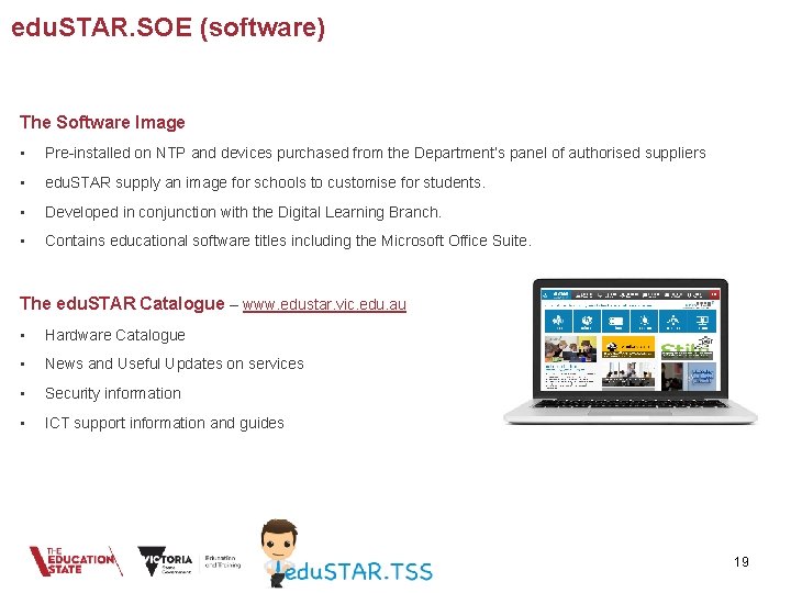 edu. STAR. SOE (software) The Software Image • Pre-installed on NTP and devices purchased edu. STAR. SOE (software) The Software Image • Pre-installed on NTP and devices purchased