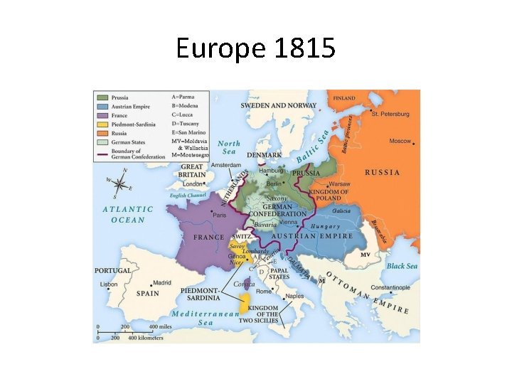 Europe 1815 