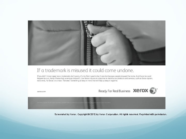 Screenshot by Xerox. Copyright © 2012 by Xerox Corporation. All rights reserved. Reprinted with
