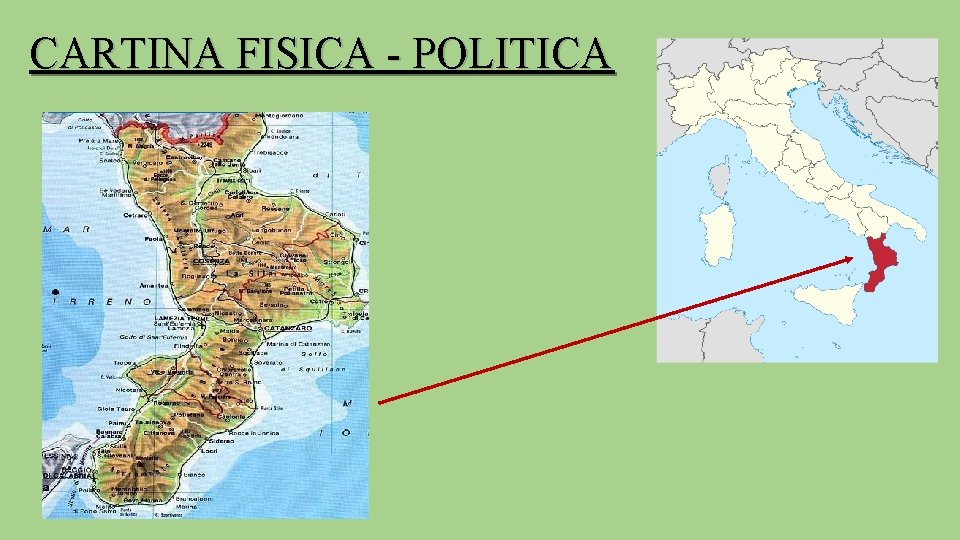 CARTINA FISICA - POLITICA 