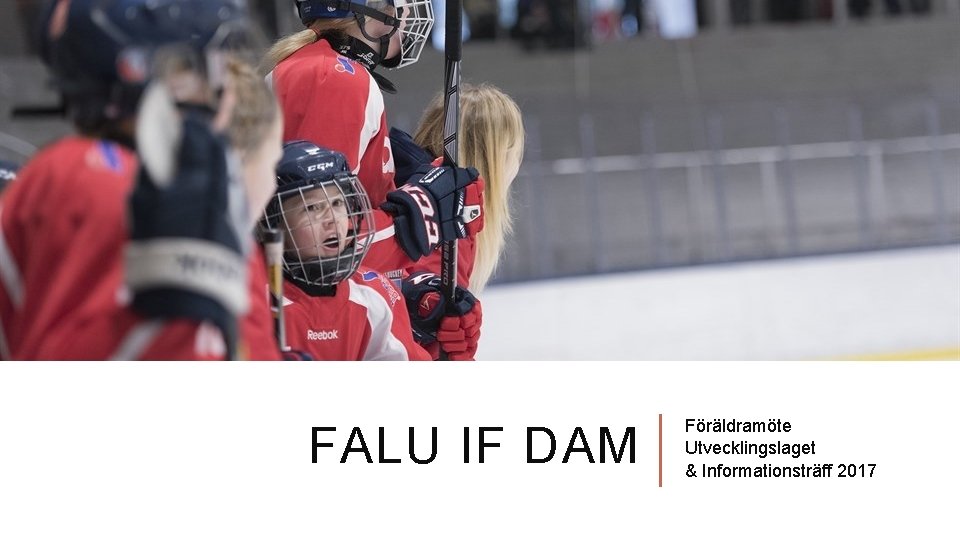 FALU IF DAM Föräldramöte Utvecklingslaget & Informationsträff 2017 