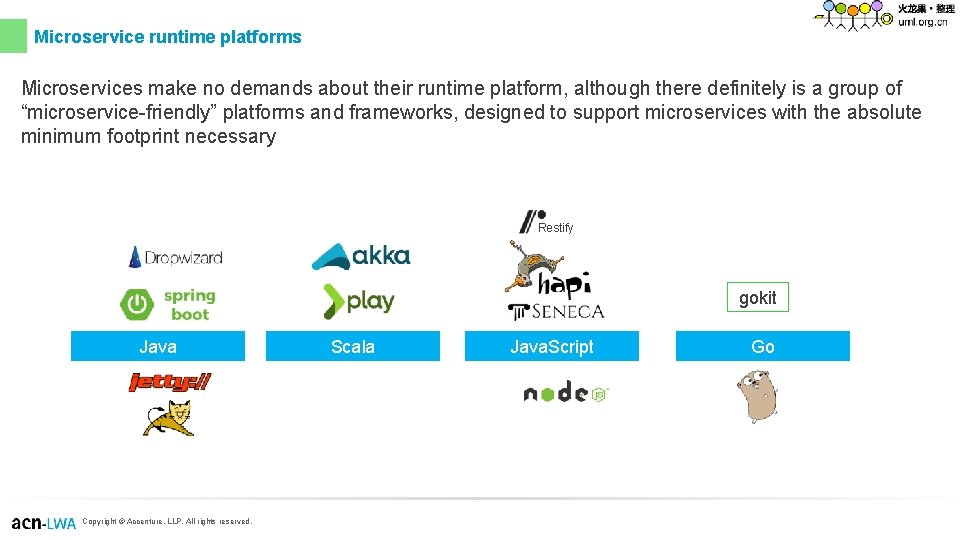 Microservice runtime platforms Microservices make no demands about their runtime platform, although there definitely Microservice runtime platforms Microservices make no demands about their runtime platform, although there definitely
