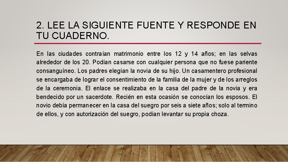 2. LEE LA SIGUIENTE FUENTE Y RESPONDE EN TU CUADERNO. En las ciudades contraían 2. LEE LA SIGUIENTE FUENTE Y RESPONDE EN TU CUADERNO. En las ciudades contraían