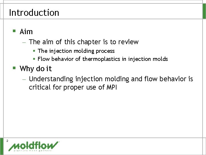 Introduction § Aim – The aim of this chapter is to review § The