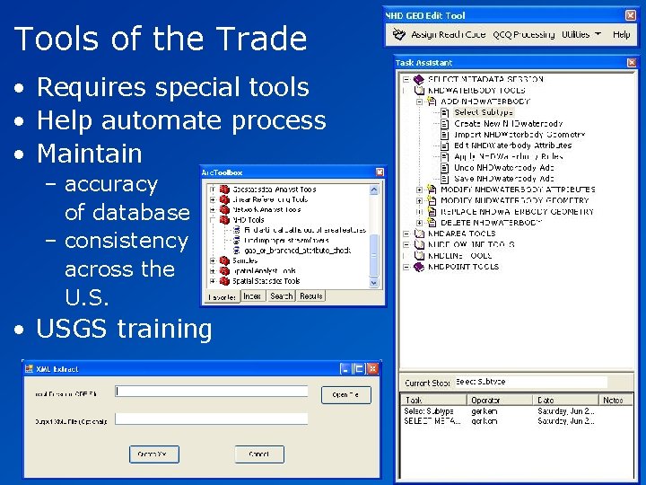 Tools of the Trade • Requires special tools • Help automate process • Maintain Tools of the Trade • Requires special tools • Help automate process • Maintain