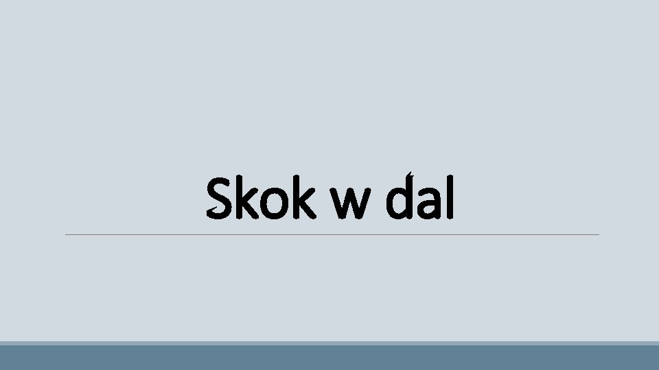 Skok w dal 