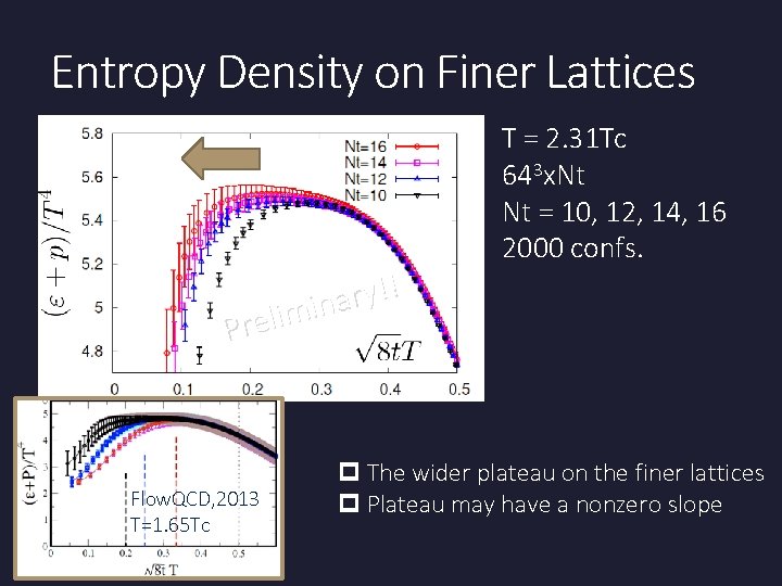 Entropy Density on Finer Lattices ! ! y r a n i m i Entropy Density on Finer Lattices ! ! y r a n i m i
