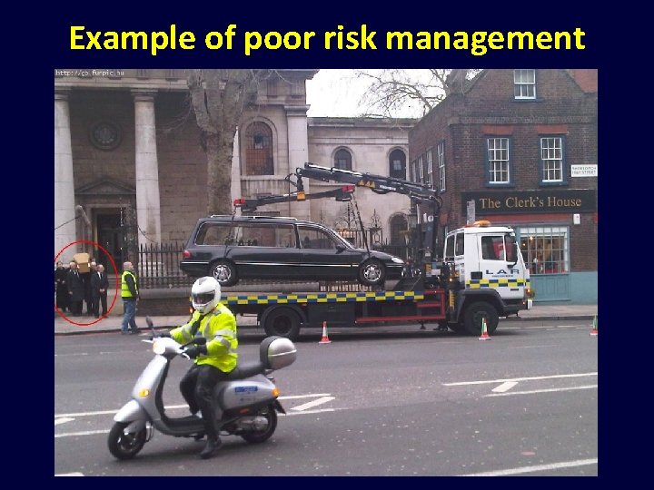 Example of poor risk management 