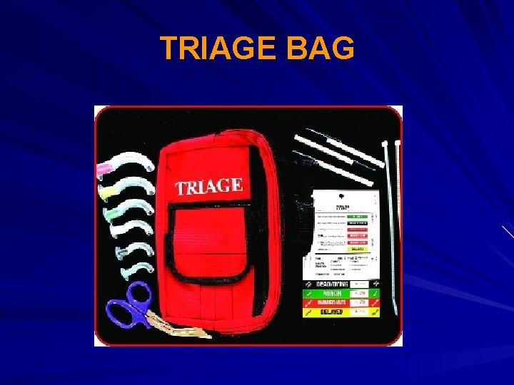 TRIAGE BAG 