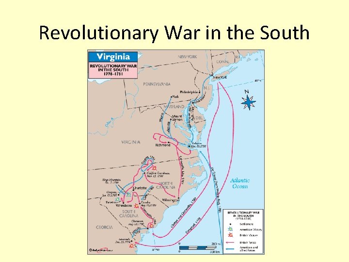 Revolutionary War in the South 