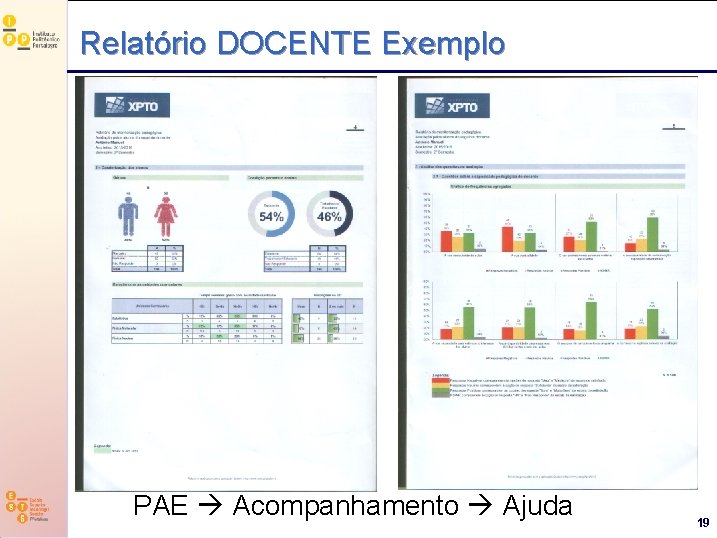 Relatório DOCENTE Exemplo logoipp 2016. png PAE Acompanhamento Ajuda 19 