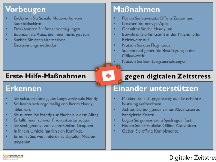 Digitaler Zeitstres 