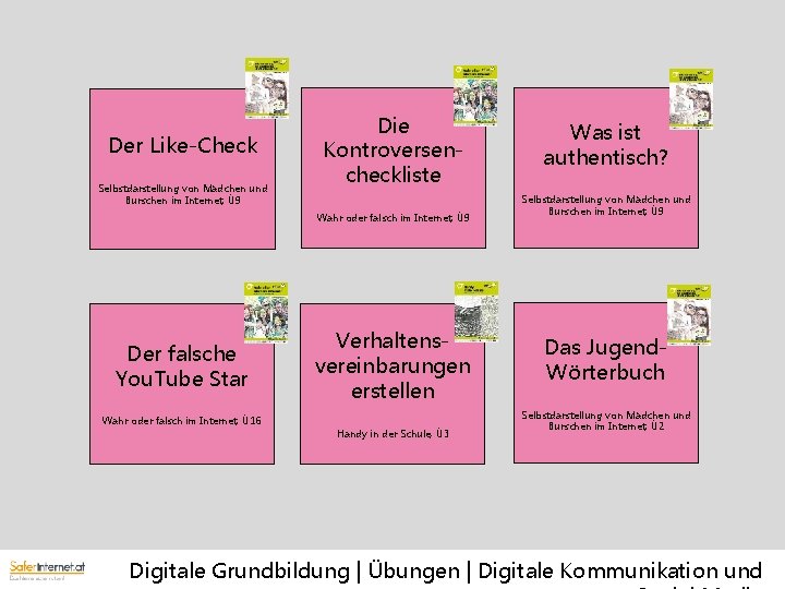 Der Like-Check Selbstdarstellung von Mädchen und Burschen im Internet, Ü 9 Die Kontroversencheckliste Wahr