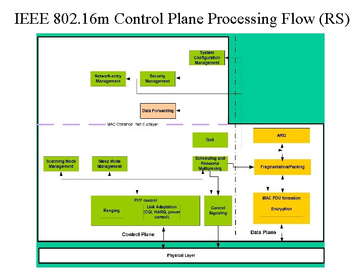 IEEE 802. 16 m Control Plane Processing Flow (RS) 