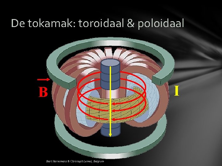 De tokamak: toroidaal & poloidaal B Bart Herremans & Christoph Lemal, Belgium I 