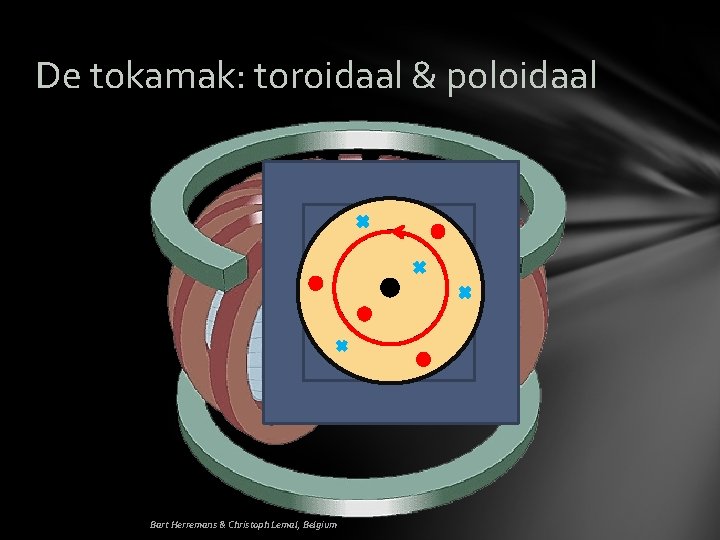 De tokamak: toroidaal & poloidaal Bart Herremans & Christoph Lemal, Belgium 