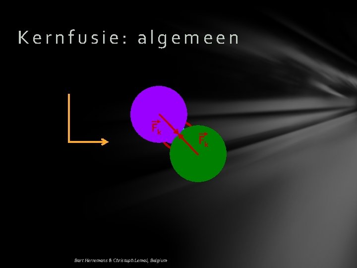 Kernfusie: algemeen ²H Fk Bart Herremans & Christoph Lemal, Belgium Fk 