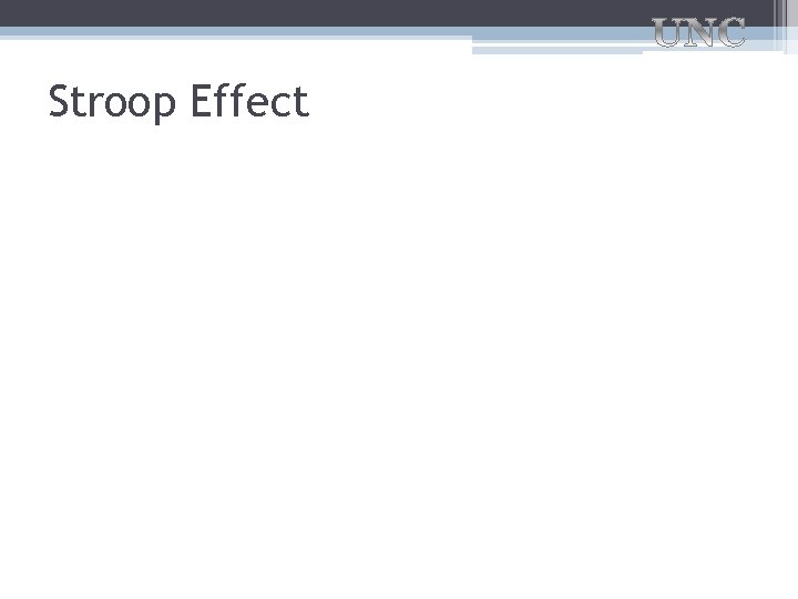 Stroop Effect 