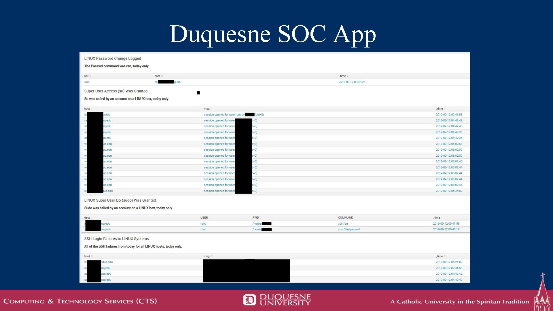 Duquesne SOC App 