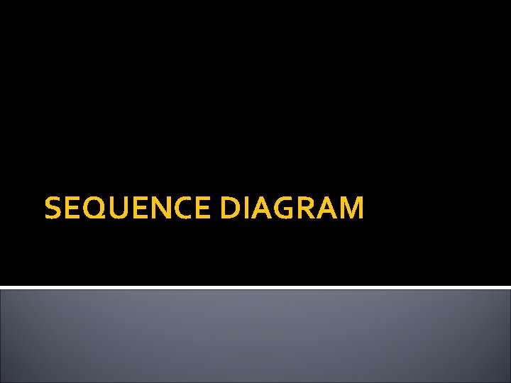 SEQUENCE DIAGRAM 