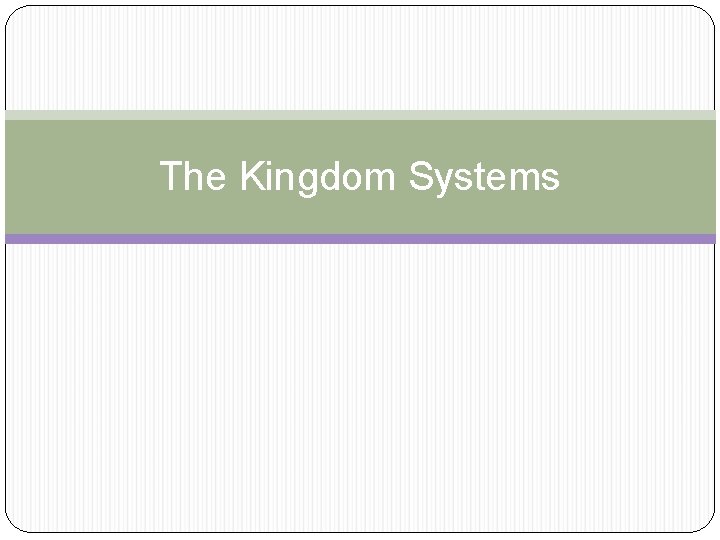 The Kingdom Systems 