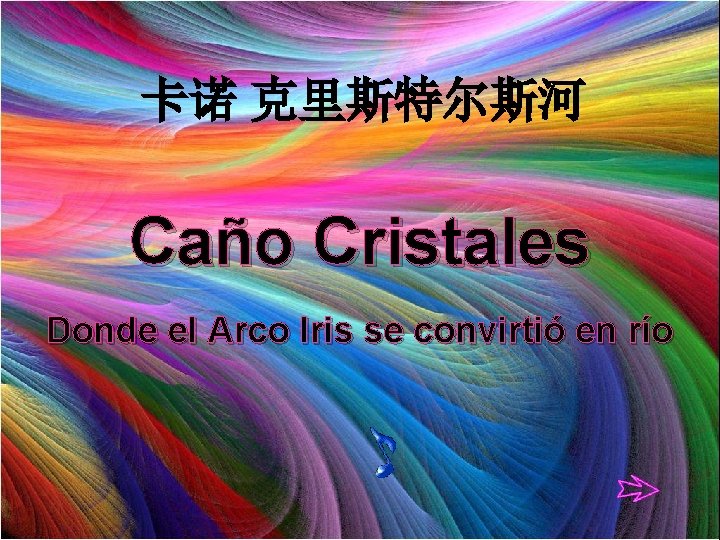 卡诺 克里斯特尔斯河 Caño Cristales Donde el Arco Iris se convirtió en río (REFLEXIONES) 