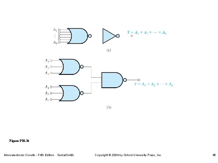 Figure P 10. 36 Microelectronic Circuits - Fifth Edition Sedra/Smith Copyright 2004 by Oxford