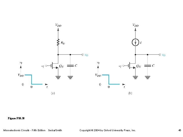 Figure P 10. 38 Microelectronic Circuits - Fifth Edition Sedra/Smith Copyright 2004 by Oxford