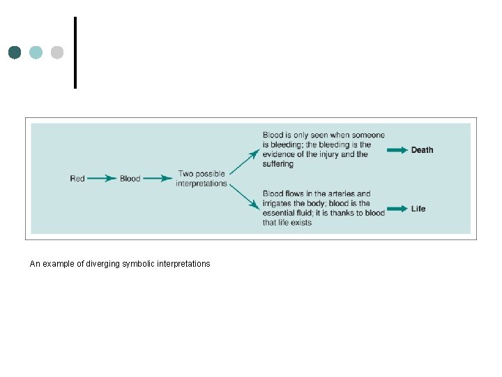 An example of diverging symbolic interpretations 