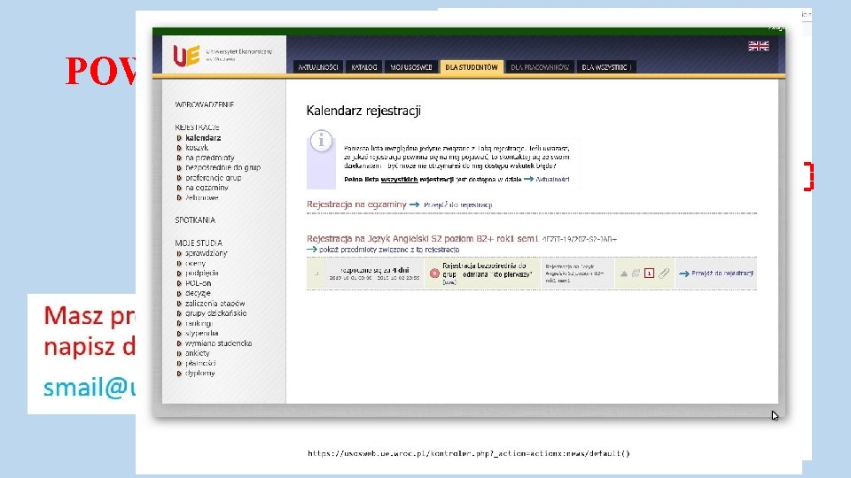 POWITA NAS NOWE OKNO CAS TYLKO SAM LOGIN tj. nr INDEKSU POWITA NAS NOWE OKNO CAS TYLKO SAM LOGIN tj. nr INDEKSU