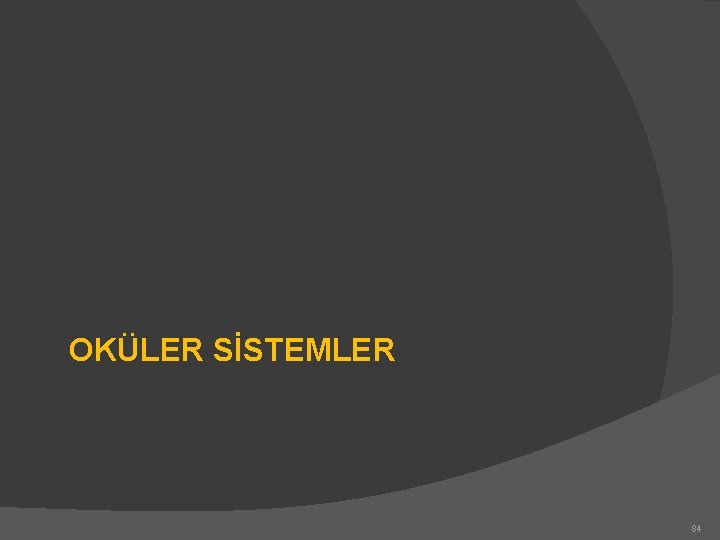 OKÜLER SİSTEMLER 84 