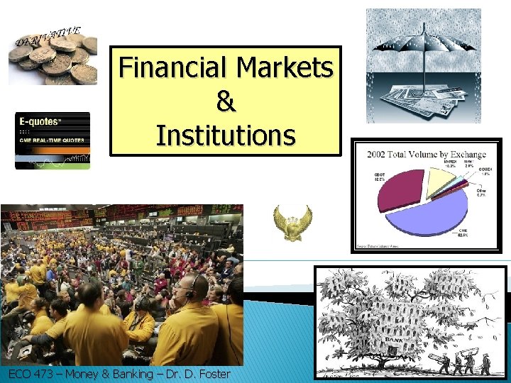Financial Markets & Institutions ECO 473 – Money & Banking – Dr. D. Foster