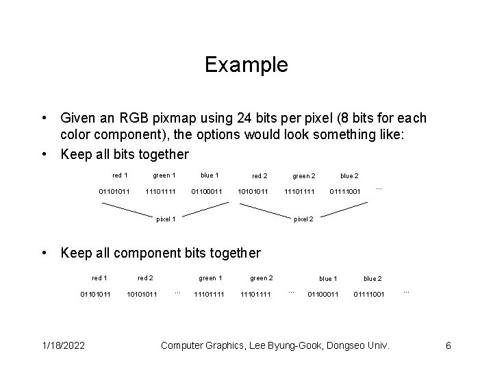 Computer Graphics 8 Lee ByungGook 1182022 Computer Graphics