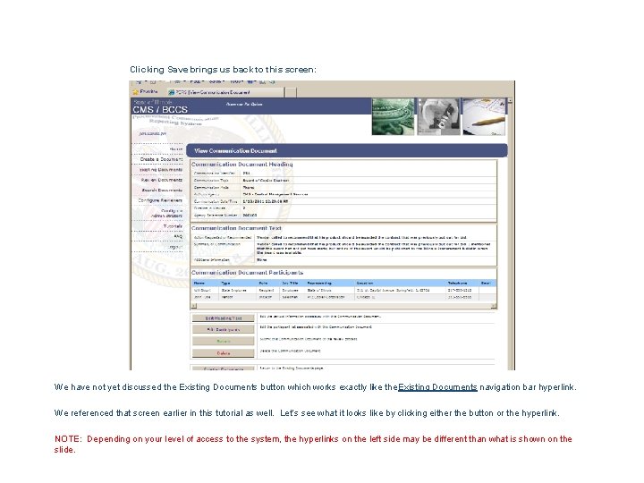 Clicking Save brings us back to this screen: We have not yet discussed the