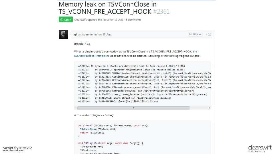 Copyright © Clearswift 2017 www. clearswift. com 29 