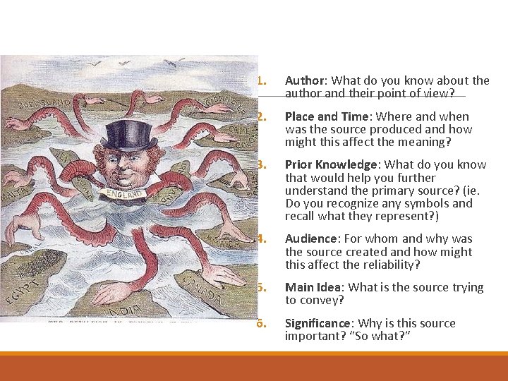 1. Author: What do you know about the author and their point of view?