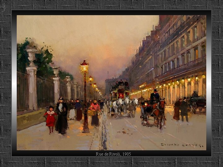 Rue de Rivoli, 1905 