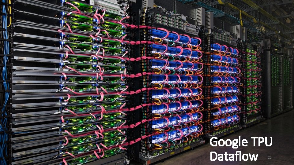 Google TPU Dataflow 20 