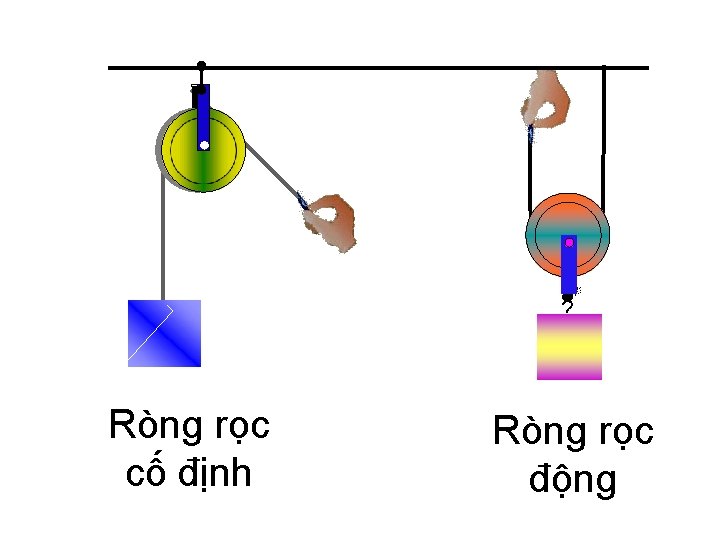  ? Ròng rọc cố định Ròng rọc động 