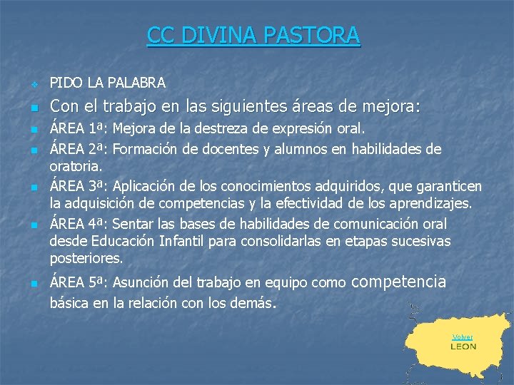 CC DIVINA PASTORA v PIDO LA PALABRA n Con el trabajo en las siguientes